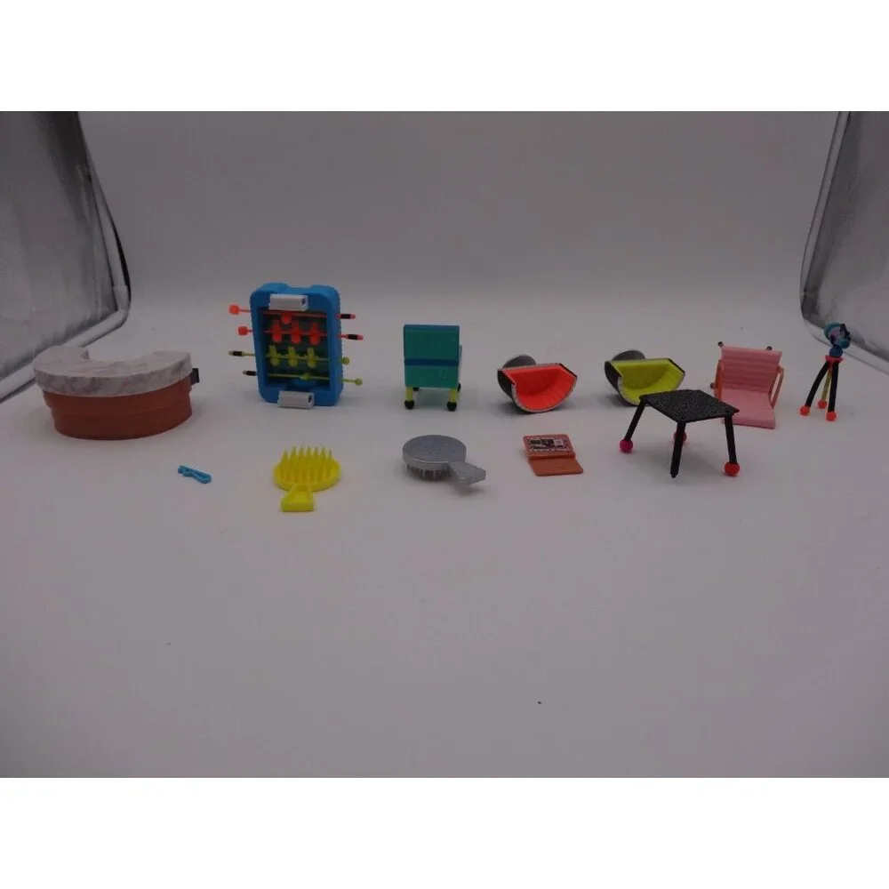 LOL Surprise OMG Doll House Furniture Game Room Bar Arcade Game Chair‎ and More